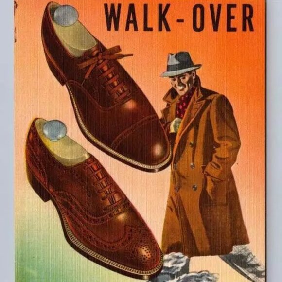 WALK OVER MEN\'S VINTAGE GENUINE LEATHER OXFORDS SIZE (10 D/B) main image 12